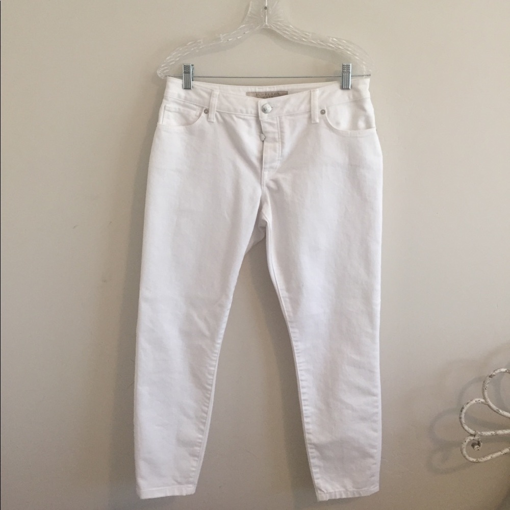 Burberry Brit White Denim Jeans